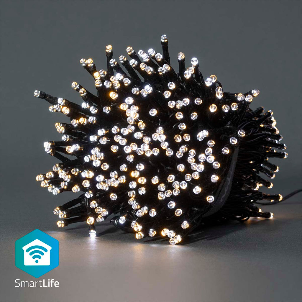 SmartLife Dekoratív LED | Húr | Wi-Fi | Meleg és lehűlni fehér | 400 LED's | 20.0 m | Android™ / IOS