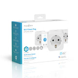 SmartLife Intelligens Csatlakozó | Wi-Fi | Teljesítmény mérő | 3680 W | Type F (CEE 7/7) | 0 - 55 °C | Android™ / IOS | Fehér | 3 db-16